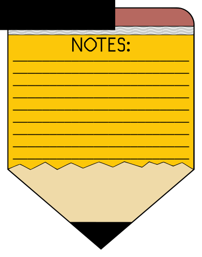 Pencil Notes clipart