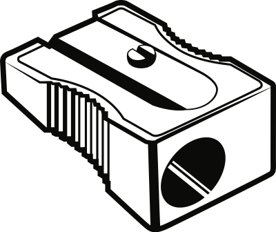 Pencil sharpener clipart
