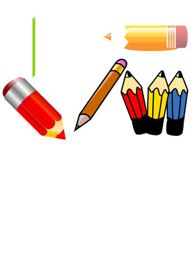 Pencils clipart