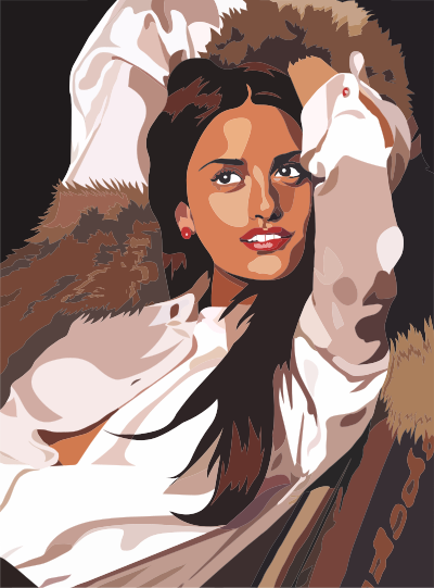 Penelope Cruz By Heblo clipart