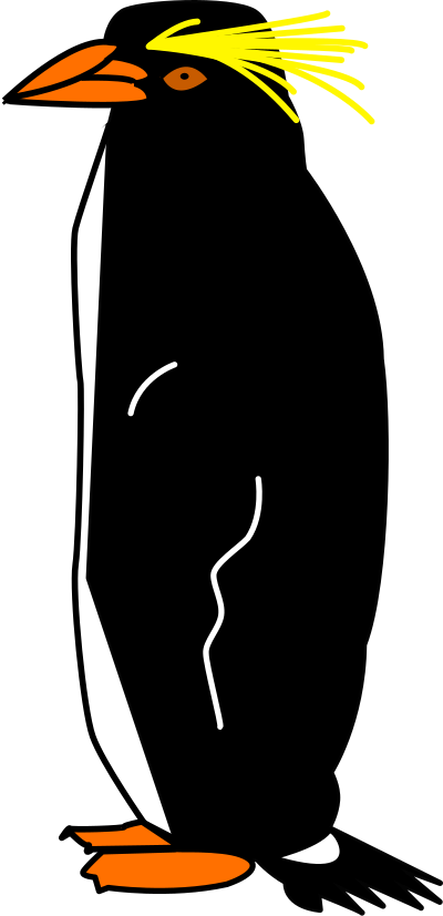 Penguin 4 clipart