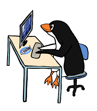 Penguin Admin clipart