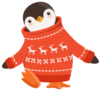 Penguin By BADRE44 clipart