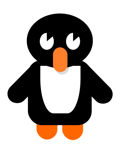 Penguin cartoon clipart