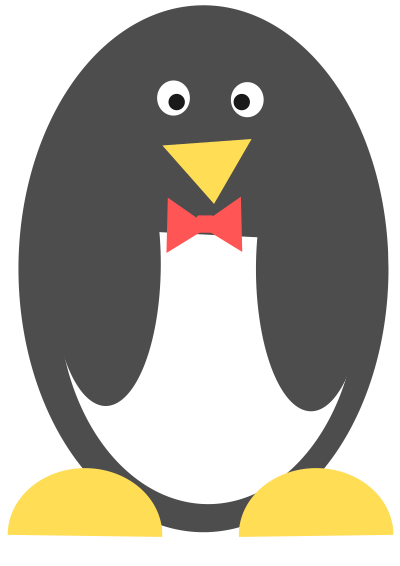 Penguin cartoon clipart