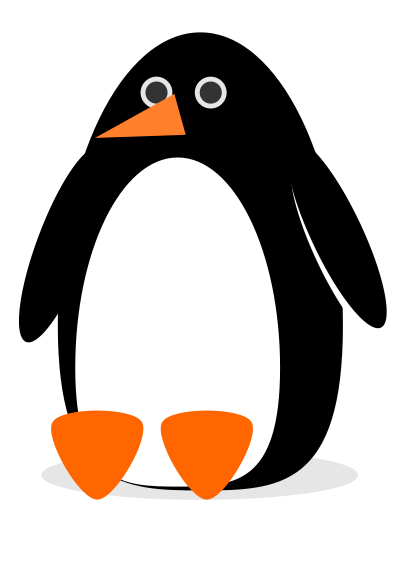 Penguin (minimalist) clipart