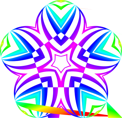 Pentagonal Flare clipart