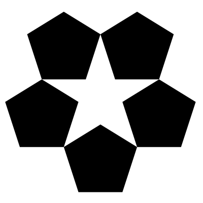 Pentagons clipart