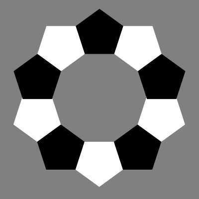 Pentagons-decagram-plain clipart
