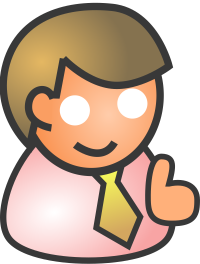 People biz2 - male smile clipart