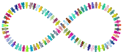 People Puzzle Infinity Polyprismatic clipart