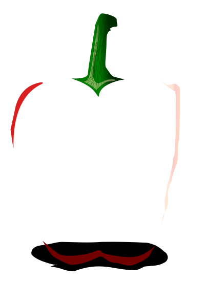 Pepper , red clipart