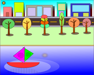 PEQUENA CIDADE - CENARIO 1 clipart