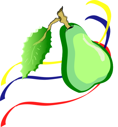 Pera colombiana clipart