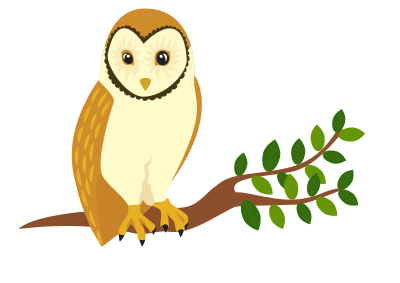 Perched Owl clipart