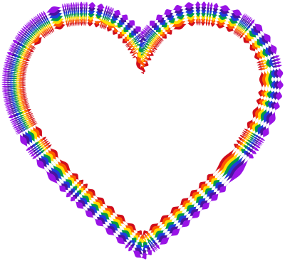 Perforated Heart clipart