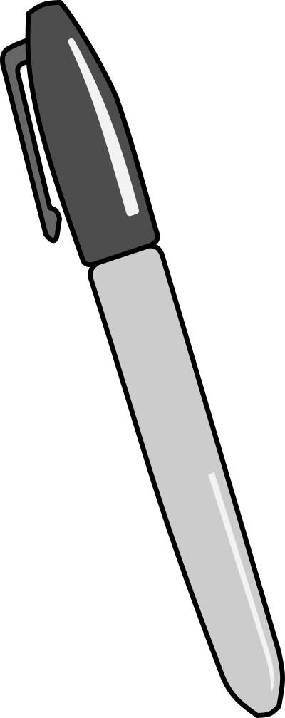 Permanent marker clipart