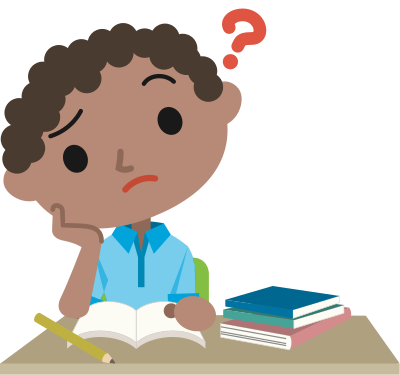 Perplexed African Male clipart