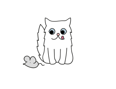 Persian cat clipart