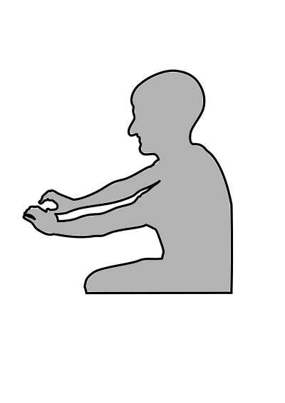 Person programming clipart