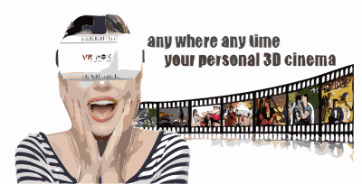 Personal 3D cinema clipart