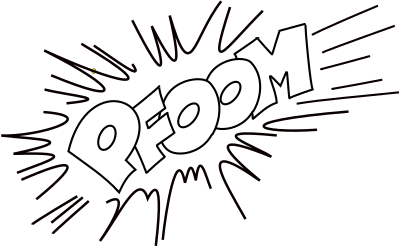 PFOOM outlined clipart