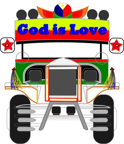 Philippine Jeepney clipart