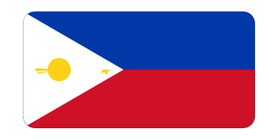 Philippines flag (bevelled) clipart