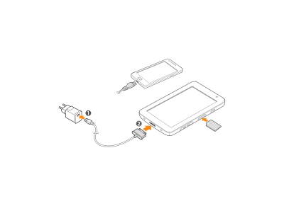 Phone and Tablet clipart