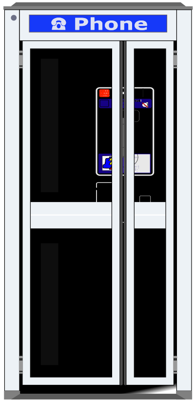 Phone Booth clipart