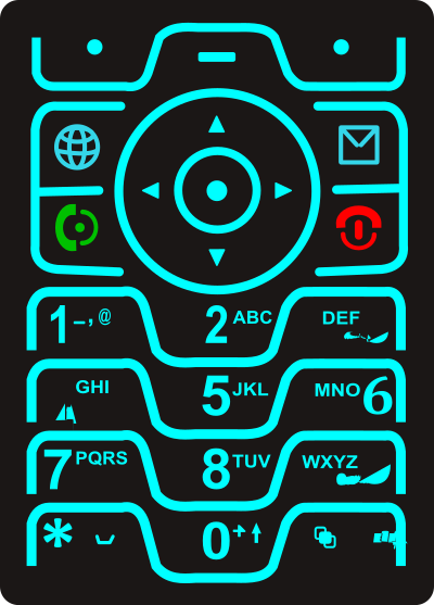 Phone Keypad clipart