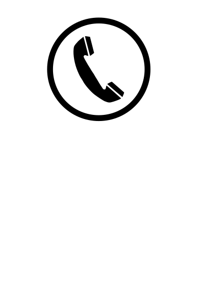 Phone sign clipart