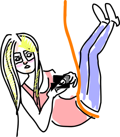 Photo-girl 2 clipart