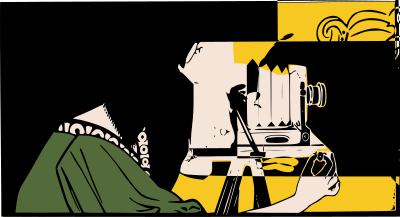 Photographer Woman clipart