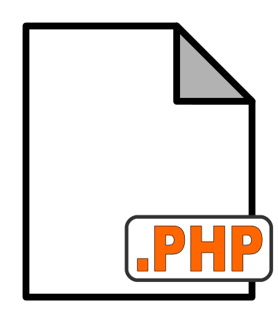 PHP Document clipart