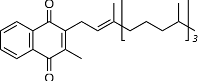 Phylloquinone Structure clipart