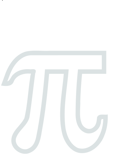 Pi number (contour text) clipart