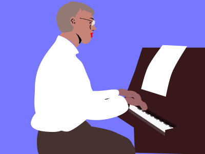 Pianist clipart