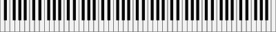 Piano Keys clipart