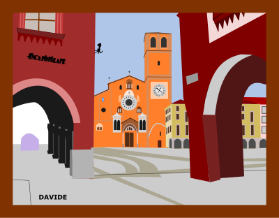 PIAZZA DELLA VITTORIA clipart