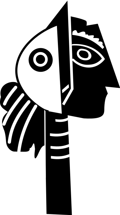 Picasso sculpture clipart