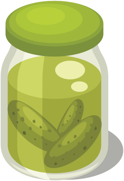 Pickles clipart