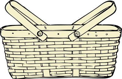 Picnic basket clipart
