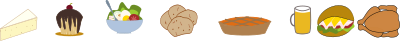 Pictos cuisine clipart