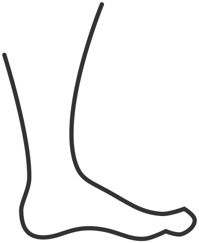 Pie. Foot clipart