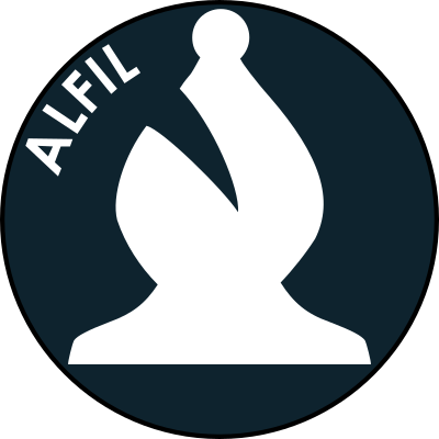 Pieza de Ajedrez con Nombre – Alfil Blanco clipart