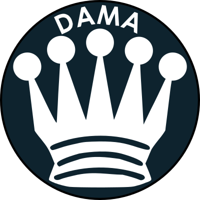 Pieza de Ajedrez con Nombre – Dama Blanca clipart
