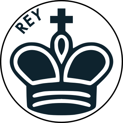 Pieza de Ajedrez con Nombre – Rey Negro clipart