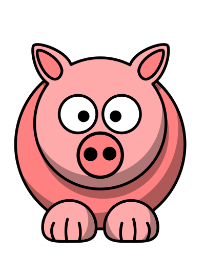 Pig2 clipart