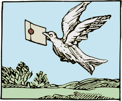 Pigeon Post clipart